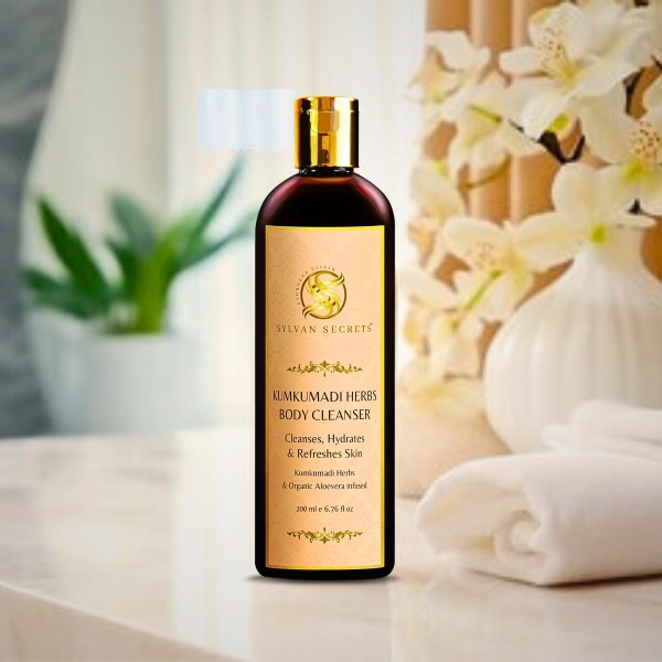 Kumkumadi Herbs Body Cleanser for Radiant Hydrated Skin | Sylvan